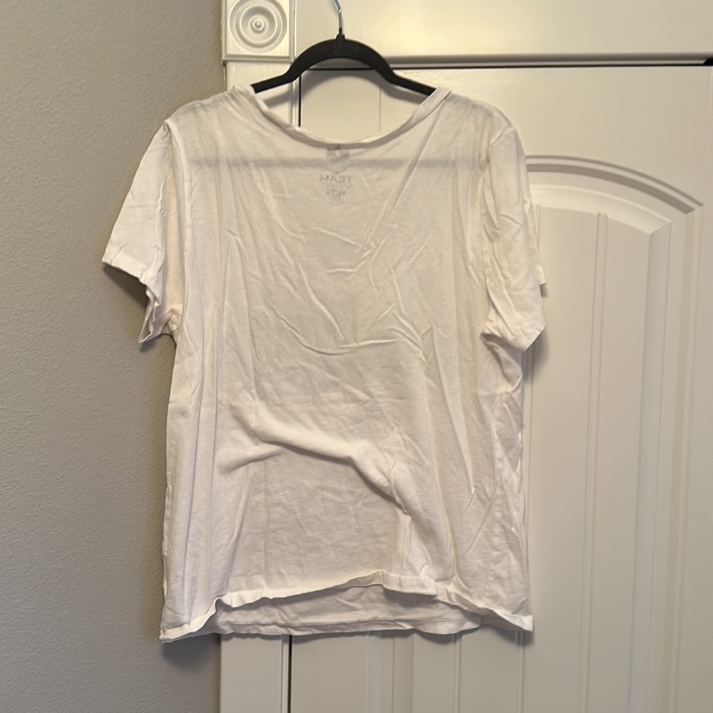 Seahawks NFL Team Apparel V-Neck T-Shirt White XL - Picture 4 of 4